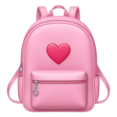 Girly backpack simple cute, all pink sticker