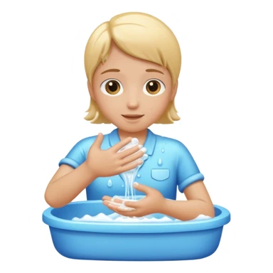 wash hands with soap and water sticker