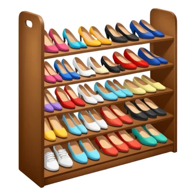 shoe rack sticker