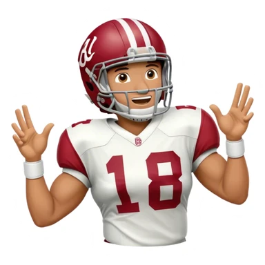 Alabama touchdown sticker