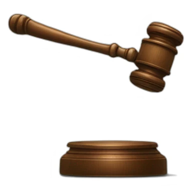 judges gavel sticker