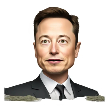 Elon musk money sticker