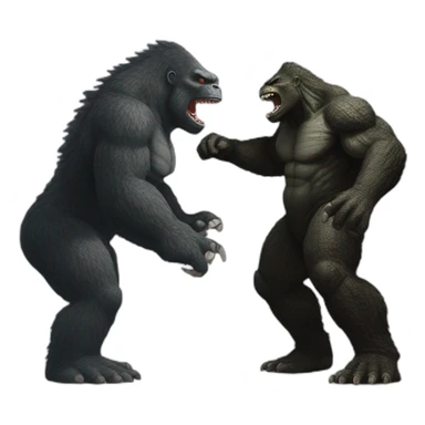 King Kong vs Godzilla sticker