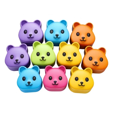 animal shaped soap sticker