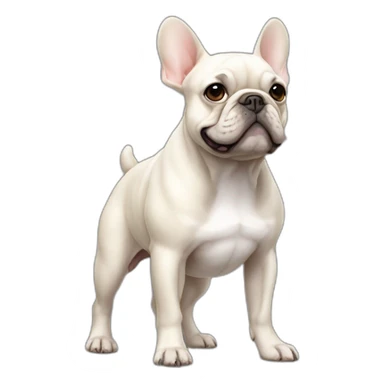 French Bulldog Full Body sticker