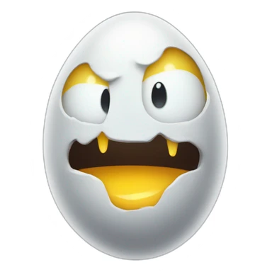 Possessed egg sticker