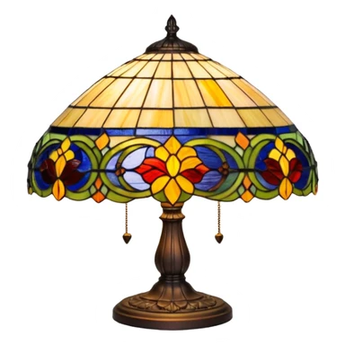Tiffany lamp sticker
