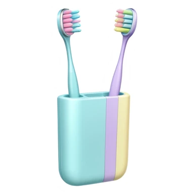 giant pastel y2k toothbrush sticker