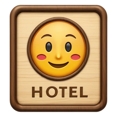 hotel room sign sticker