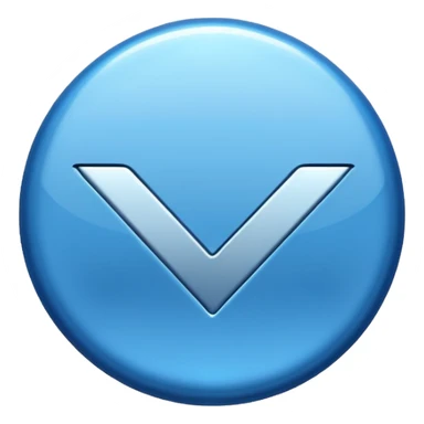 blue shiny checkmark  sticker