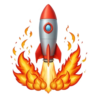 launching a rocket sticker