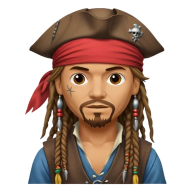 Real Jack Sparrow sticker