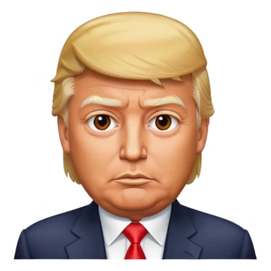 Donald Trump but Indian  sticker