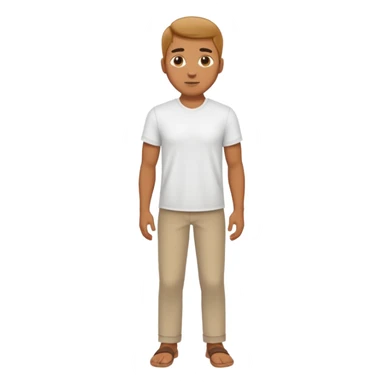 Naked man full body sticker