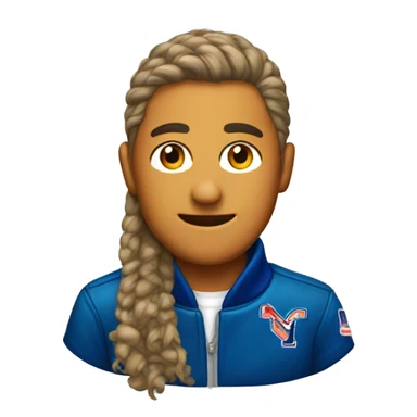 Letterman jacket sticker