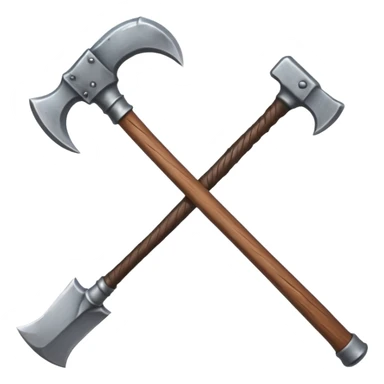 barbarian axe sticker