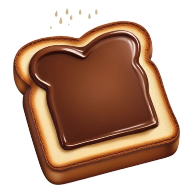 A chocolate toast  sticker