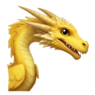 Golden Feathertail dragon sticker