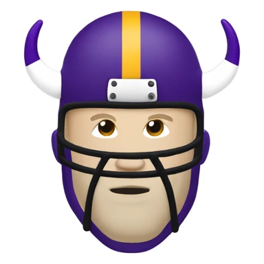 Minnesota Vikings logo sticker