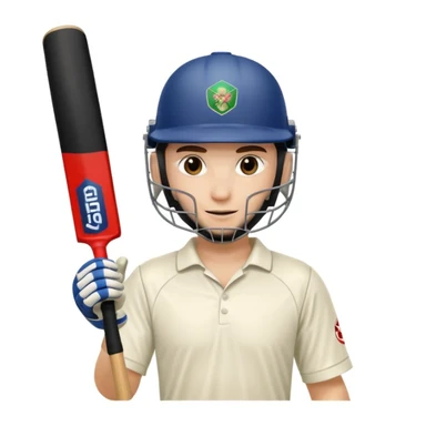 Test batsman sticker