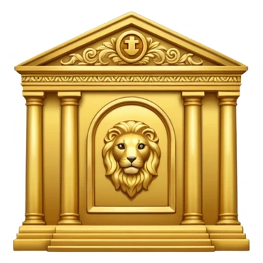 bank color gold sticker