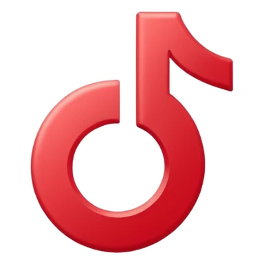 Tiktok logo without background sticker