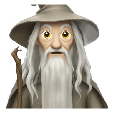 smeagol-gandalf sticker