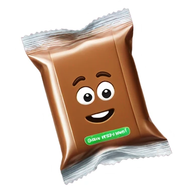 two protein bar on bag sticker