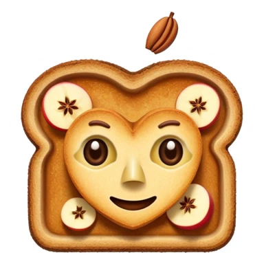 cinnamon apple toast sticker