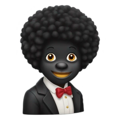 Golliwog is a monkey sticker