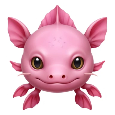 cute mexican pink axolotl sticker