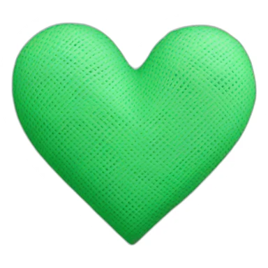 bandage green heart sticker