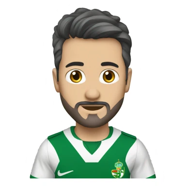 Hombre vestido del betis sticker