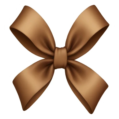brown bow sticker