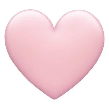 Light pink love heart sticker