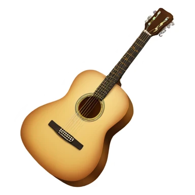 Acoustic guitar sticker