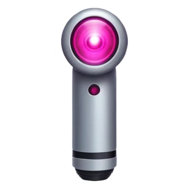 Pink laser beam sticker