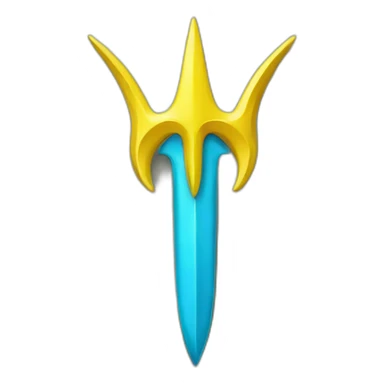 trident emblem of Ukraine sticker