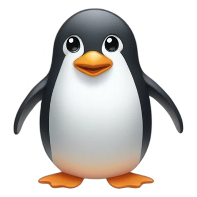 blushing penguin  sticker