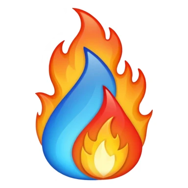 ❤️‍🔥💙 sticker