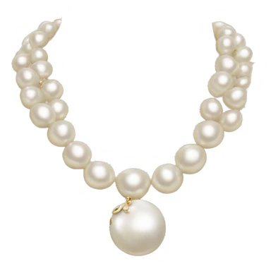 Chanel Pearl necklace  sticker