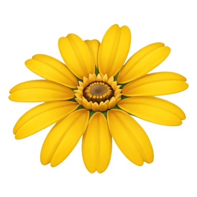 flor amarela margarida sticker