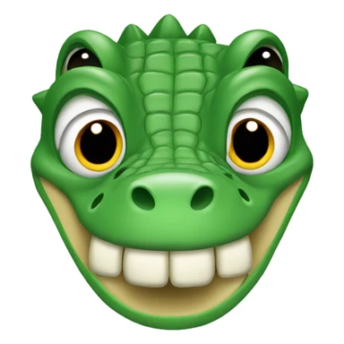 Crocodile Face sticker