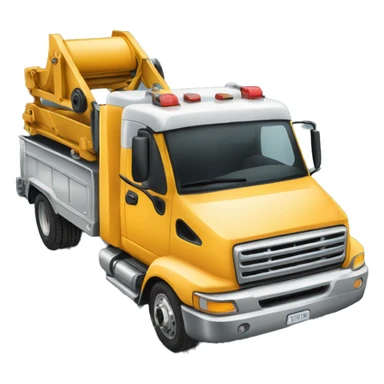 tow truck with loading space  sticker