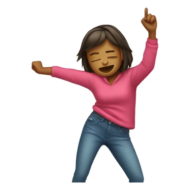 Girl dabbing  sticker