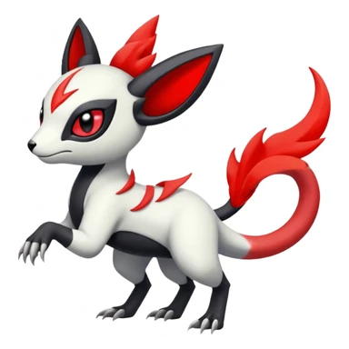 Zangoose-Meloetta-Salandit-Absol-fusion sticker
