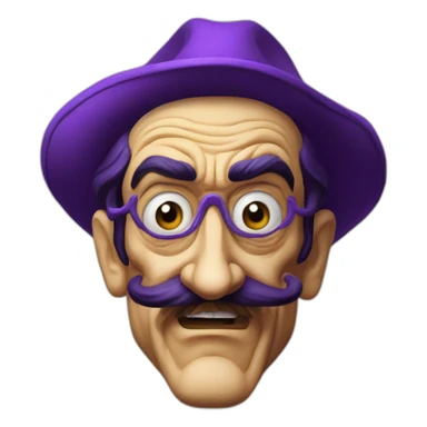 Salvador Dali waluigi sticker
