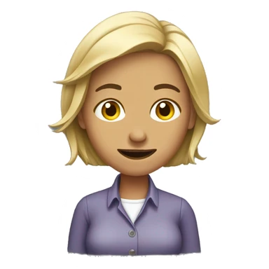 woman pulling out empty pockets sticker