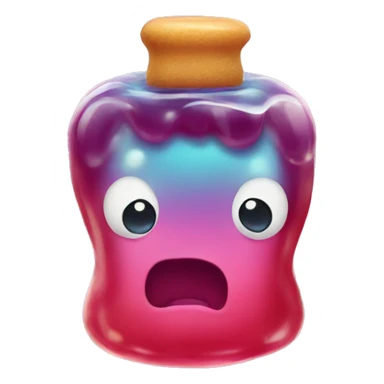 jelly gummy bear sticker