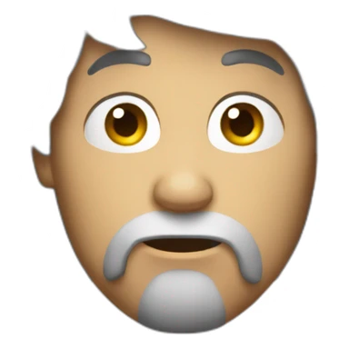 shrug shoulder head blown sticker